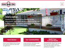 Tablet Screenshot of homesourceone.net